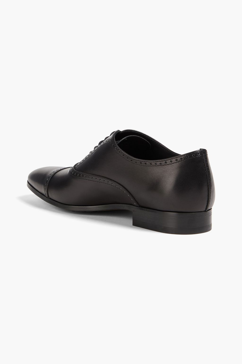 TOD'S حذاء من الجلد المخرّم بسوار مزود بإبزيم