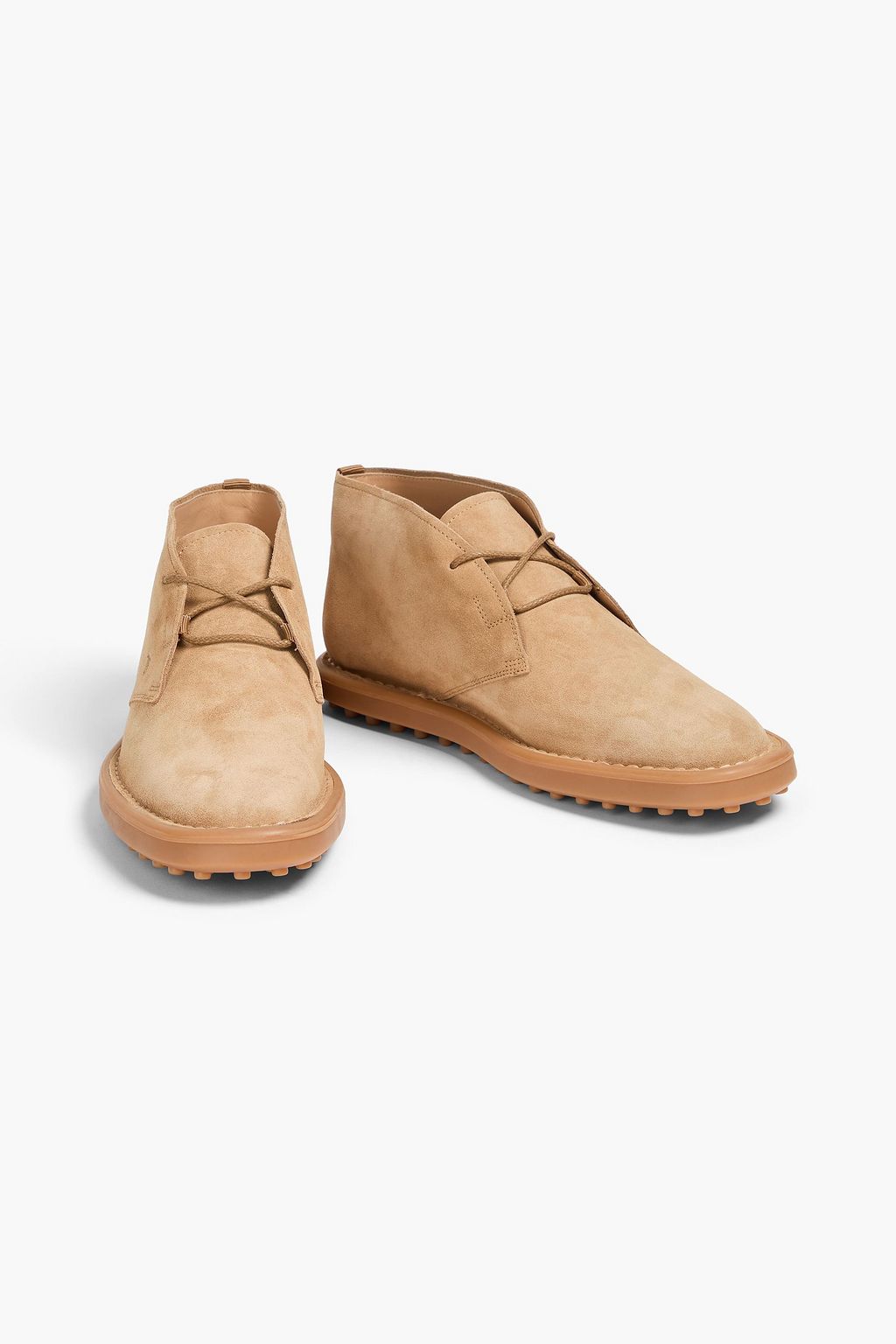 TOD'S حذاء بوت صحراوي مصنوع من الشامواه