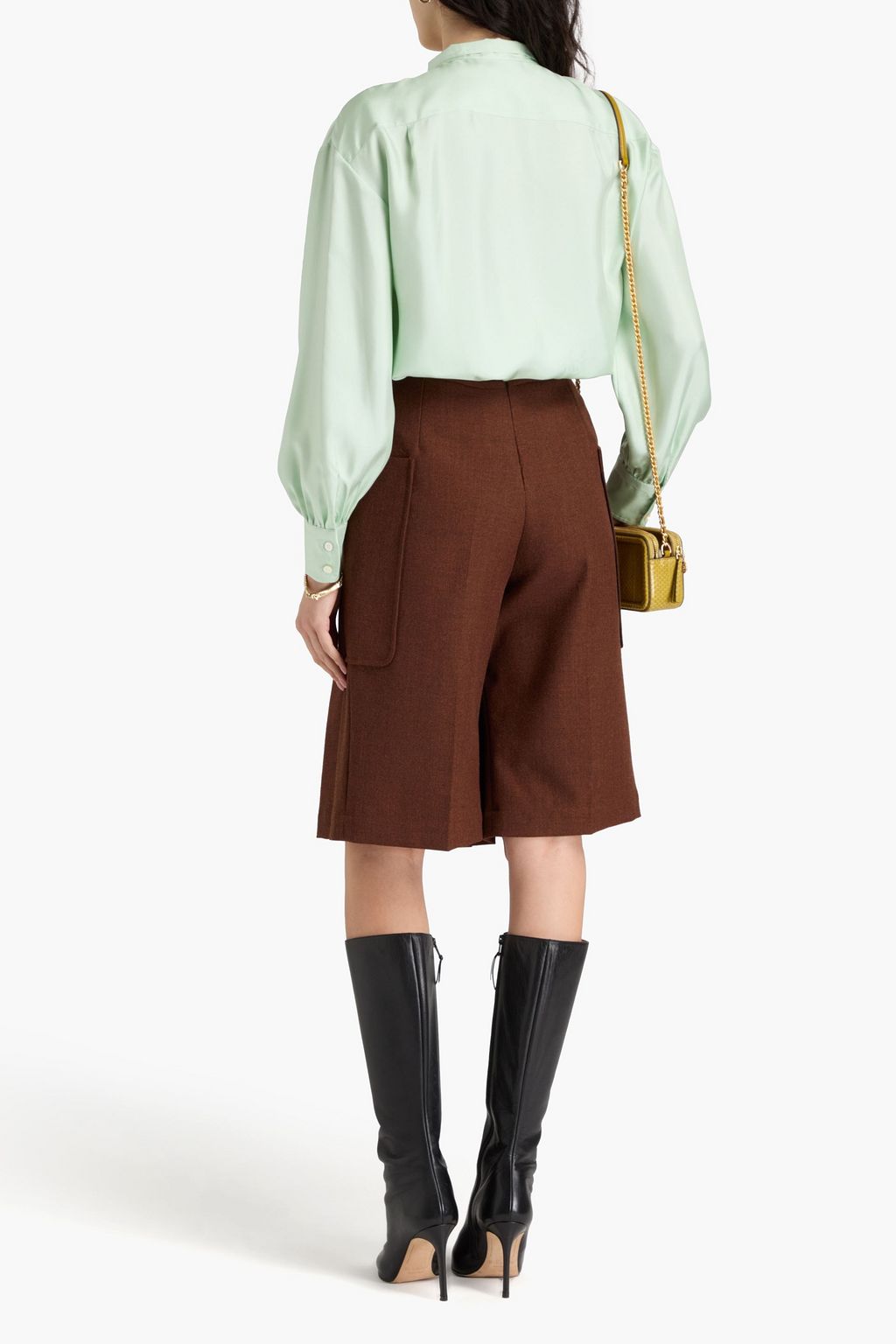 TORY BURCH Schluppenbluse aus Seiden-Twill