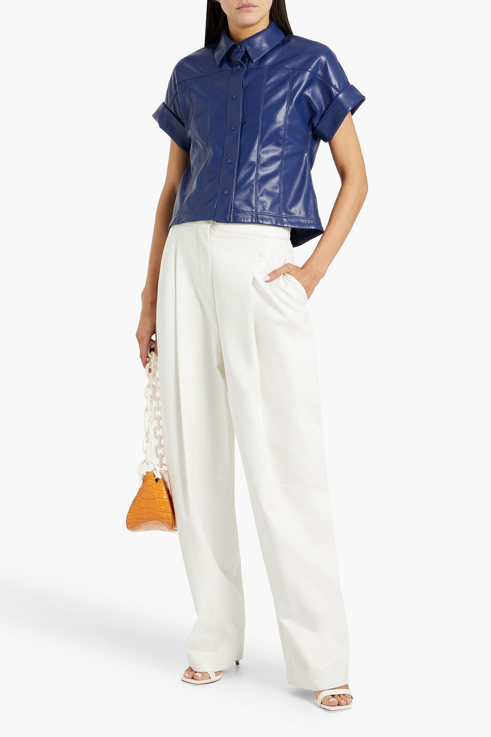  Alice Olivia - Edyth Hemd - Blau - M 