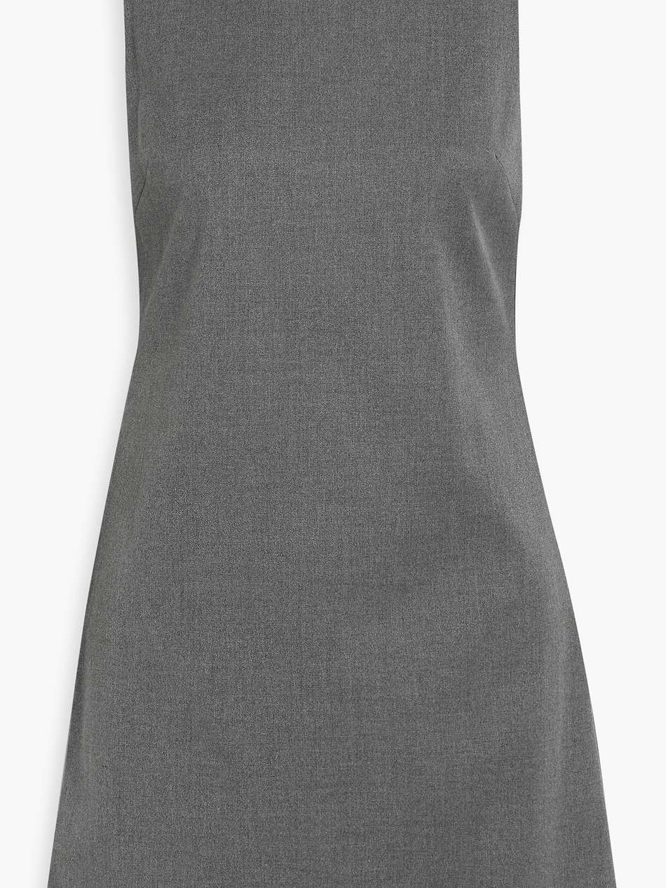 coley two-tone crepe mini dress