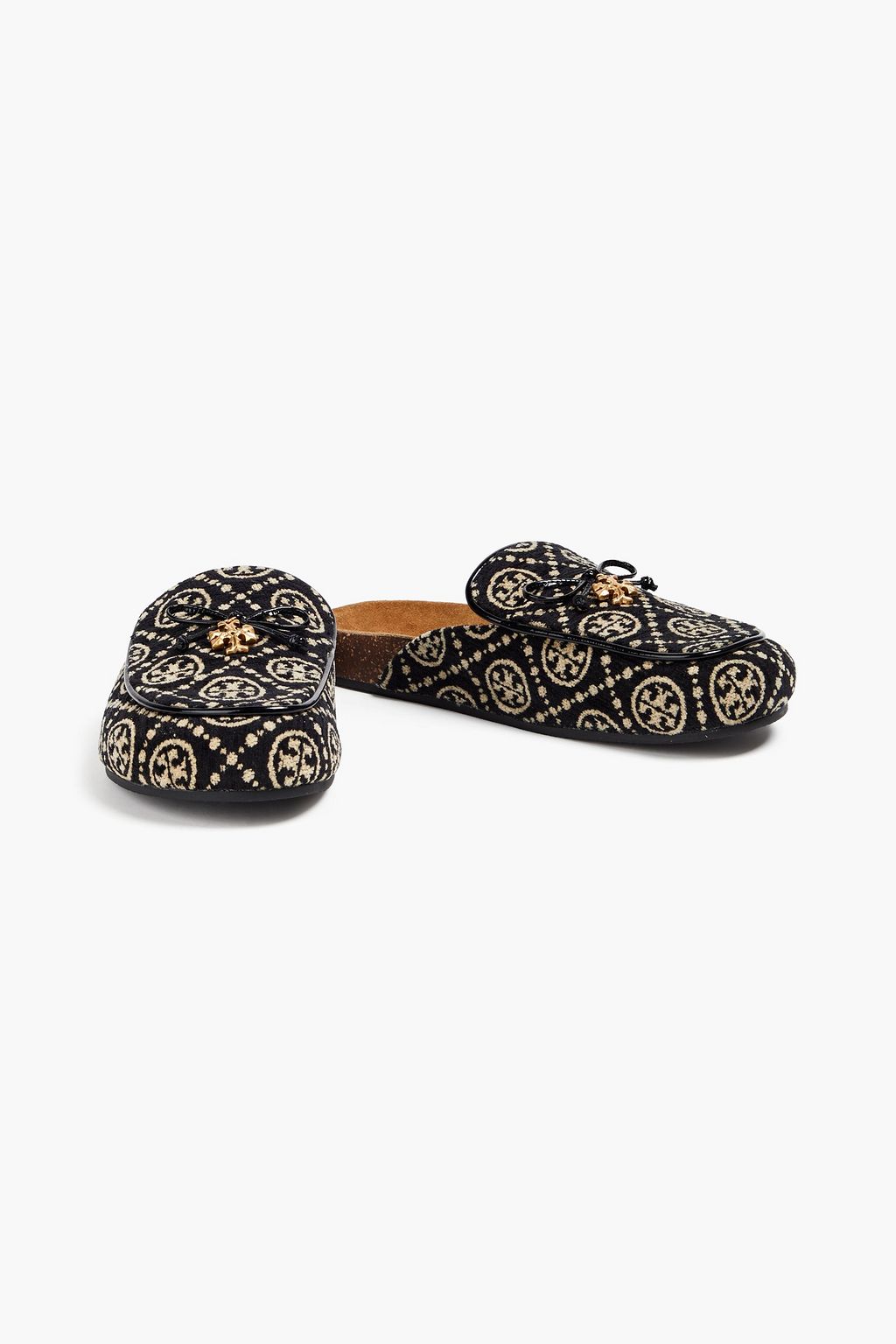 TORY BURCH سليبرز من الجاكار مزيّن بزخارف وطبعات