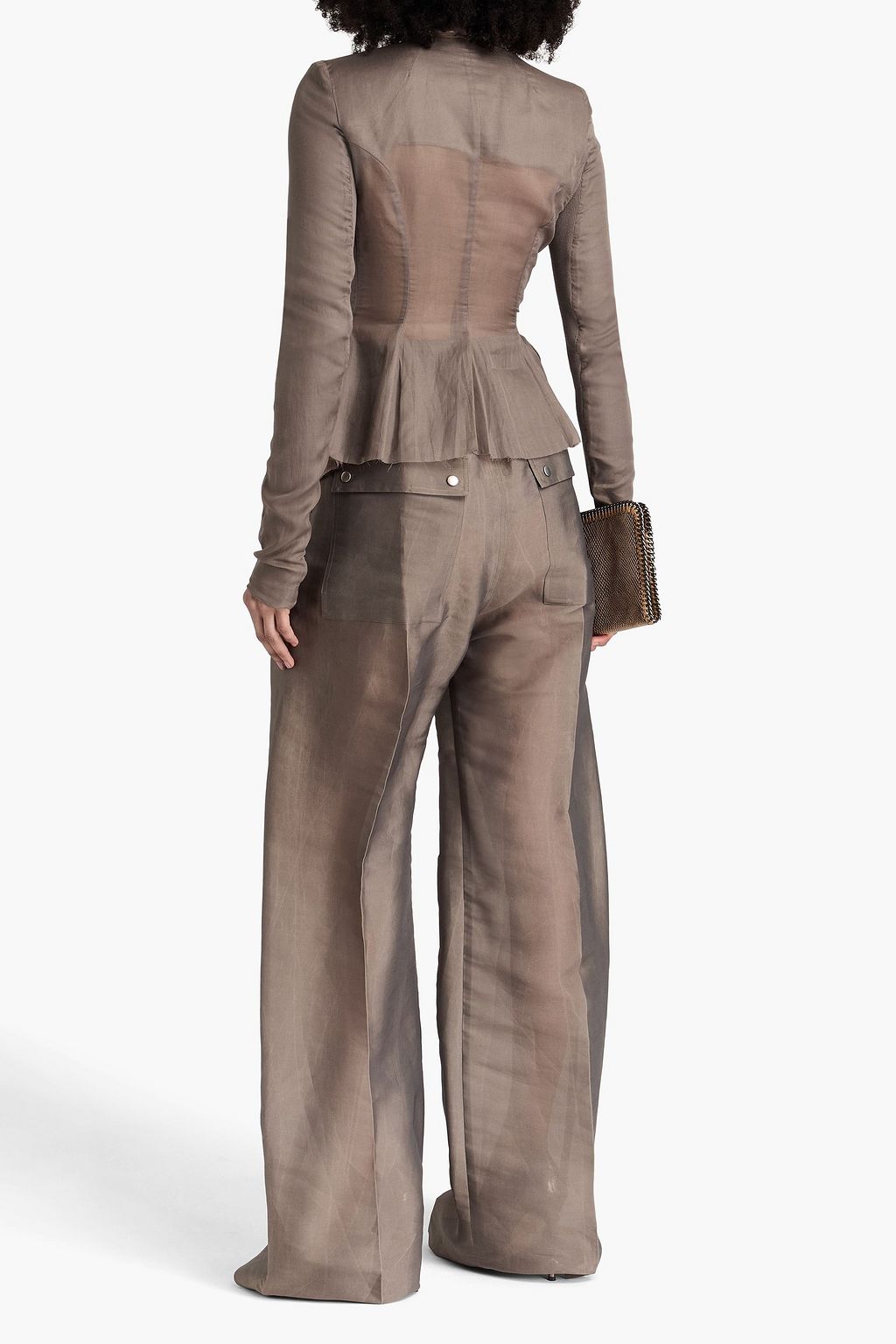 RICK OWENS コットンオーガンザ ジャケット