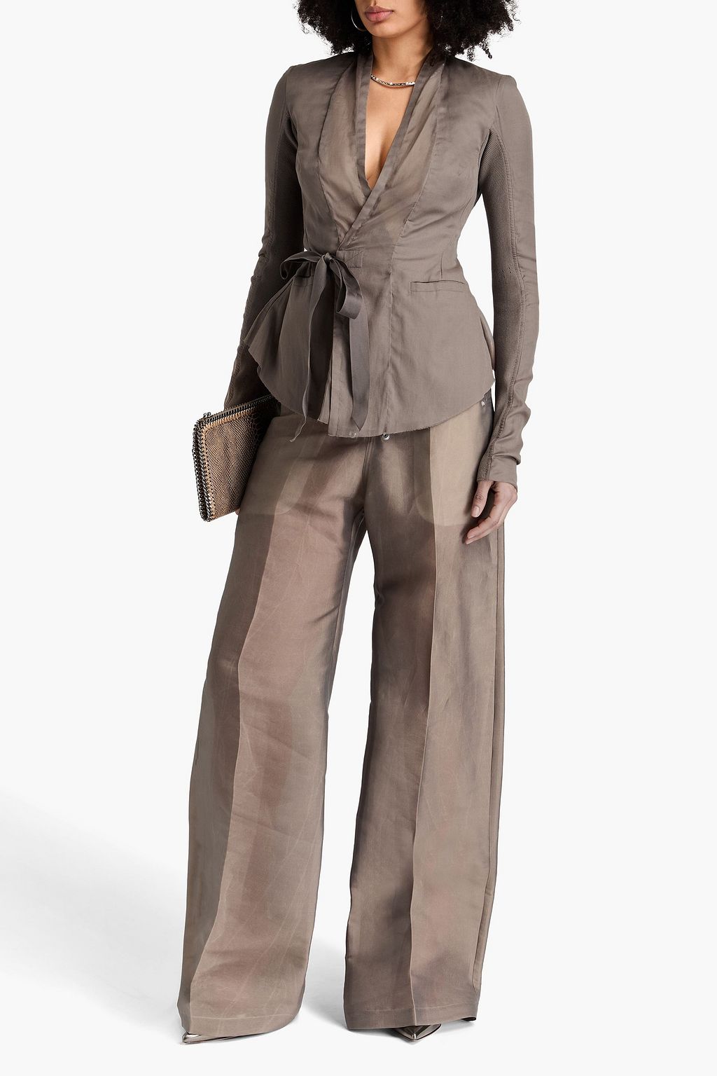 RICK OWENS コットンオーガンザ ジャケット