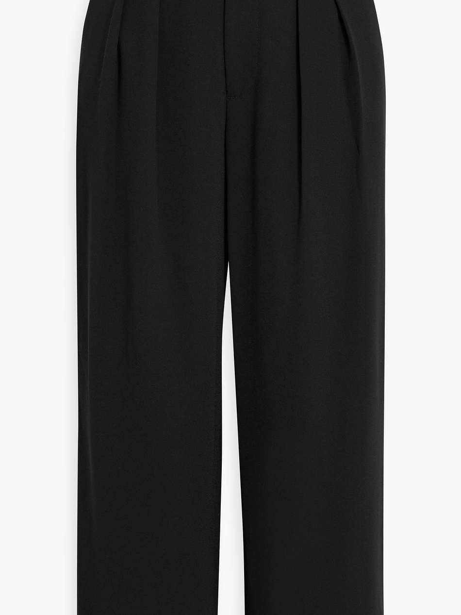 pompey cropped crepe wide-leg pants