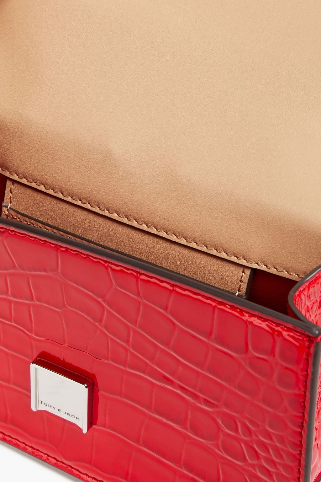 TORY BURCH Bon Bon croc-effect leather tote