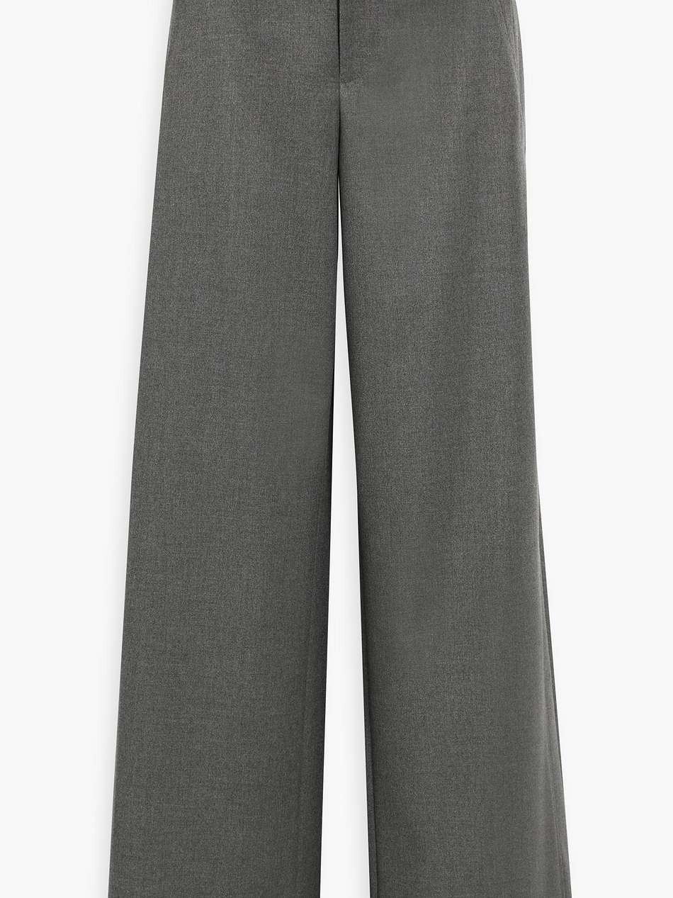 aspen twill wide-leg pants