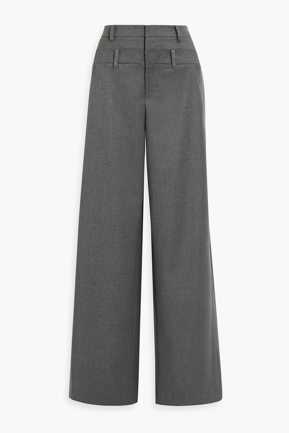 Aspen twill wide-leg pants