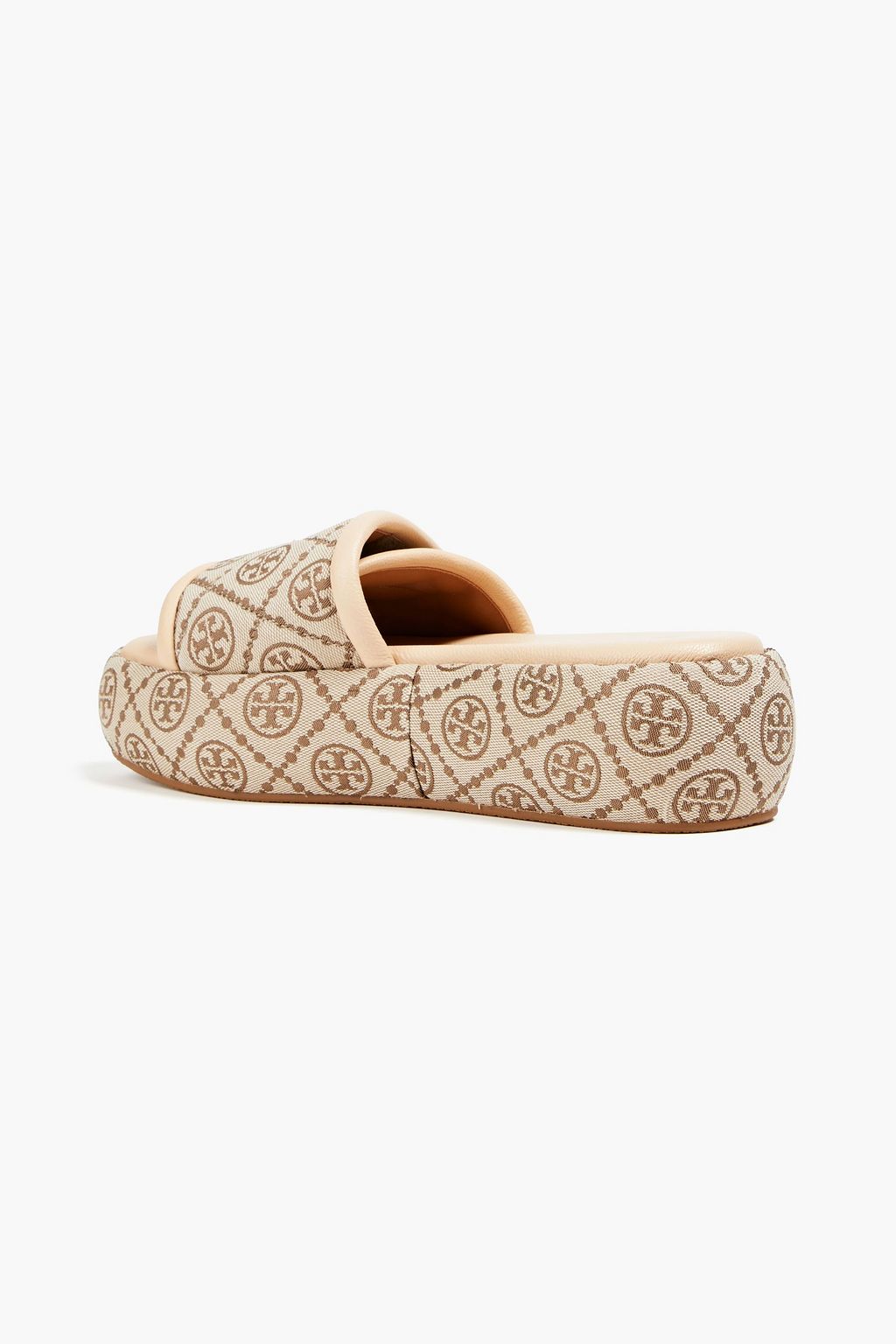 TORY BURCH صندل من الجاكار بنعل سميك