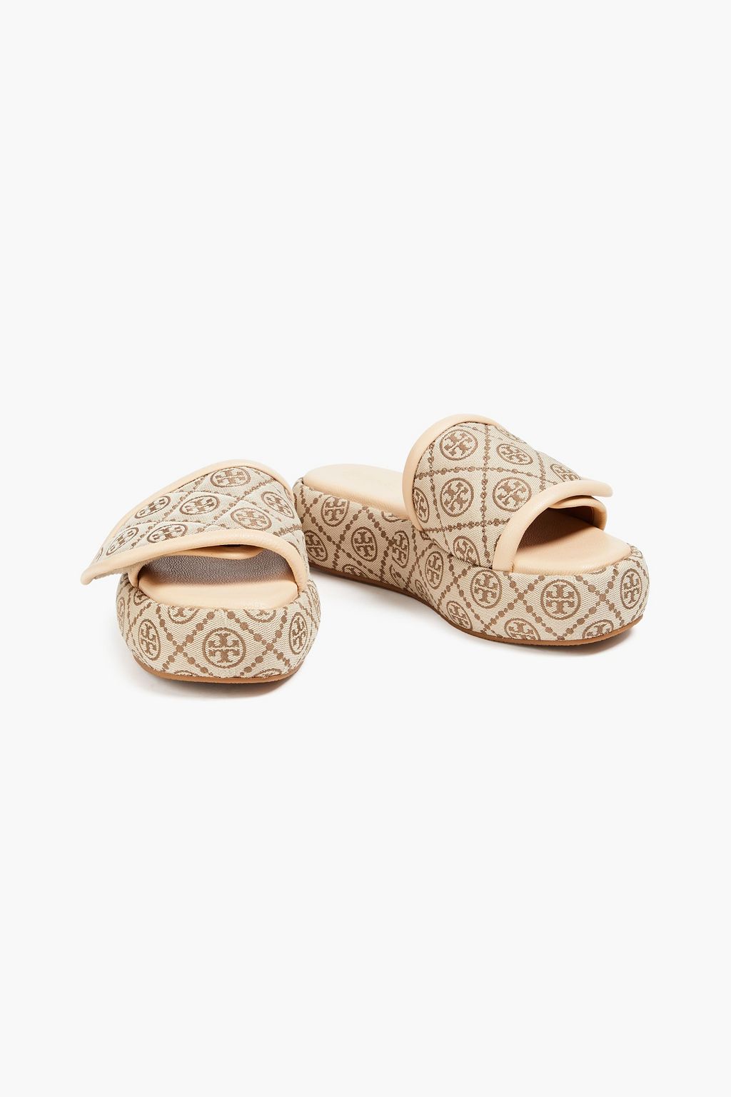 TORY BURCH صندل من الجاكار بنعل سميك