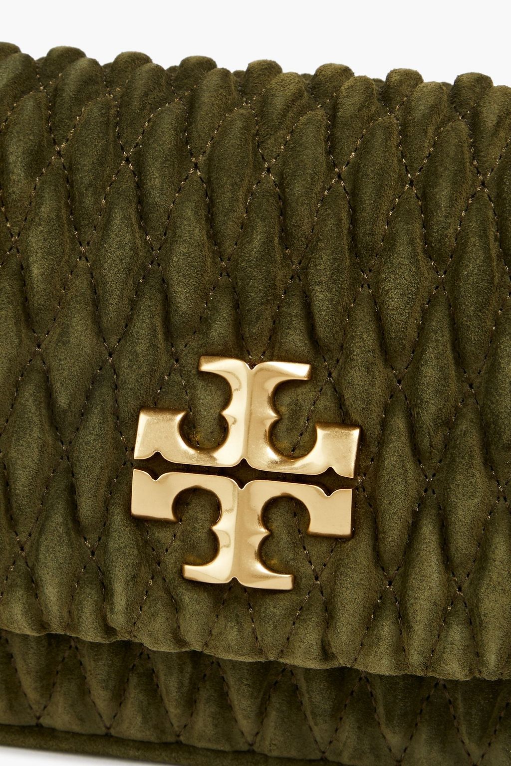 TORY BURCH حقيبة كتف "كيرا" من الشامواه المبطّن