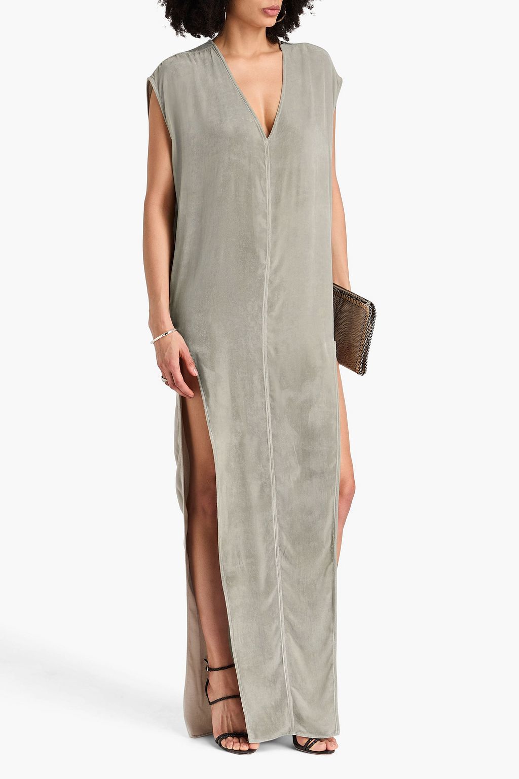 RICK OWENS Arrowhead velvet gown