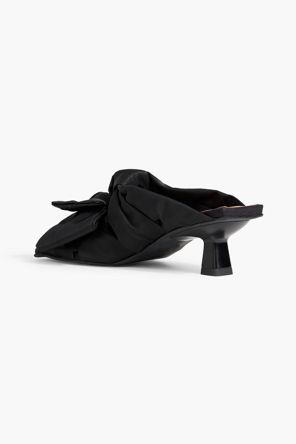 GANNI Bow-detailed shell mules