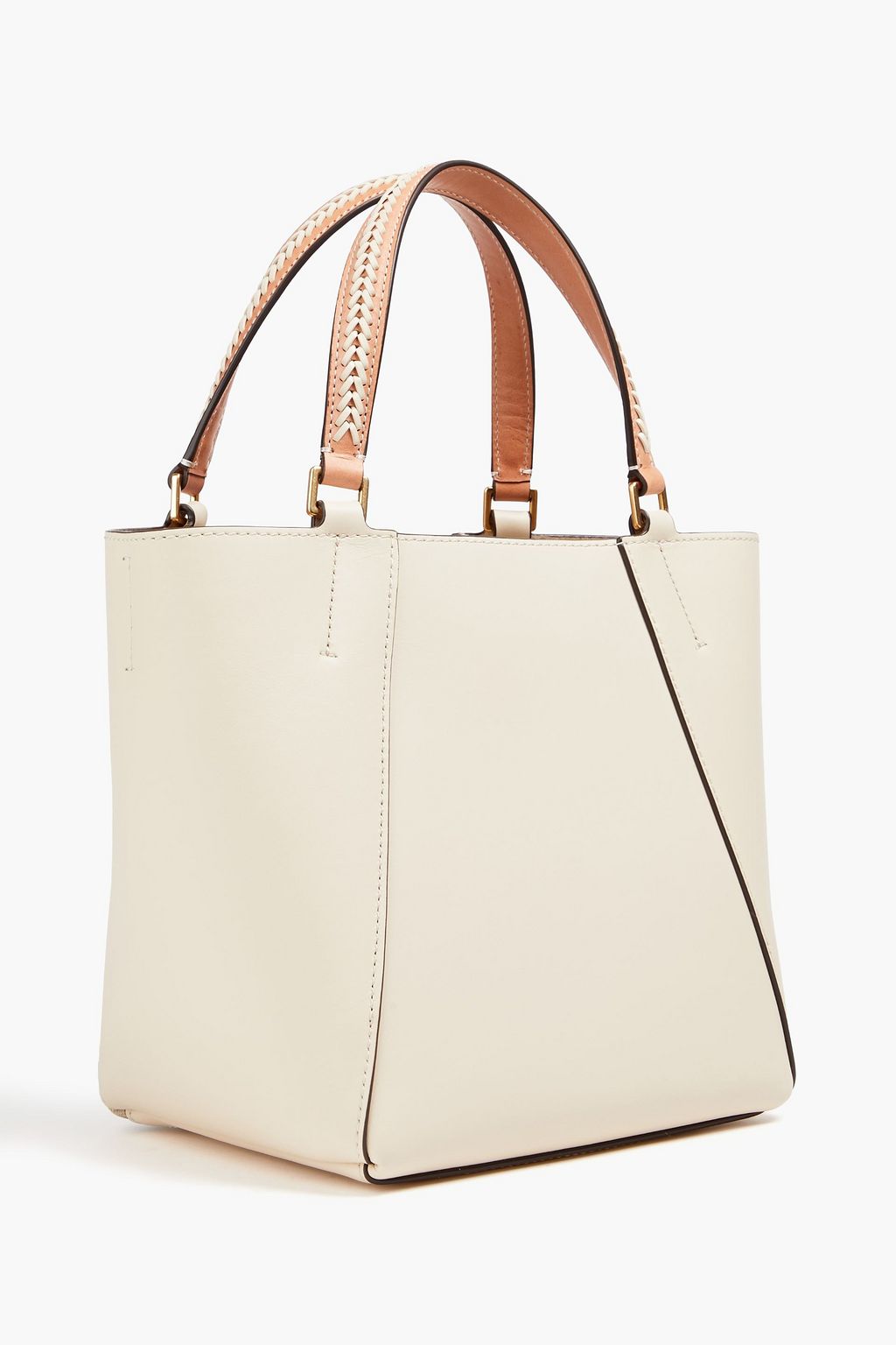TORY BURCH McGraw jacquard and leather tote