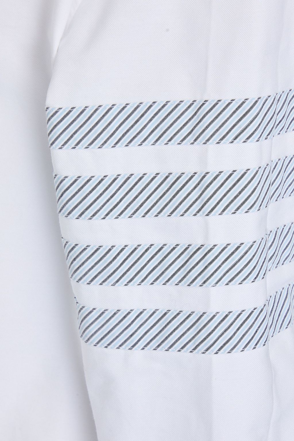THOM BROWNE Striped cotton Oxford shirt dress