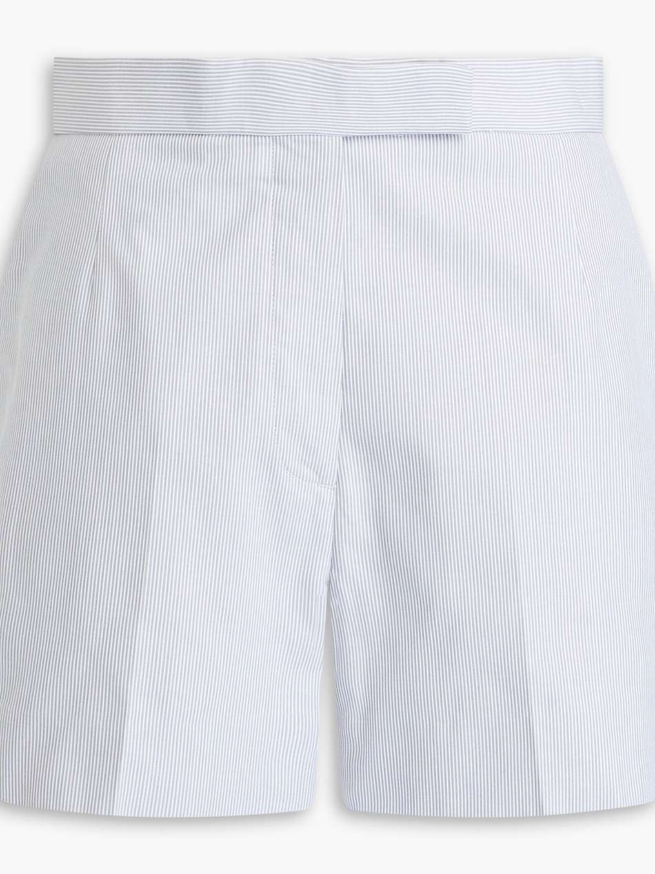 striped cotton shorts