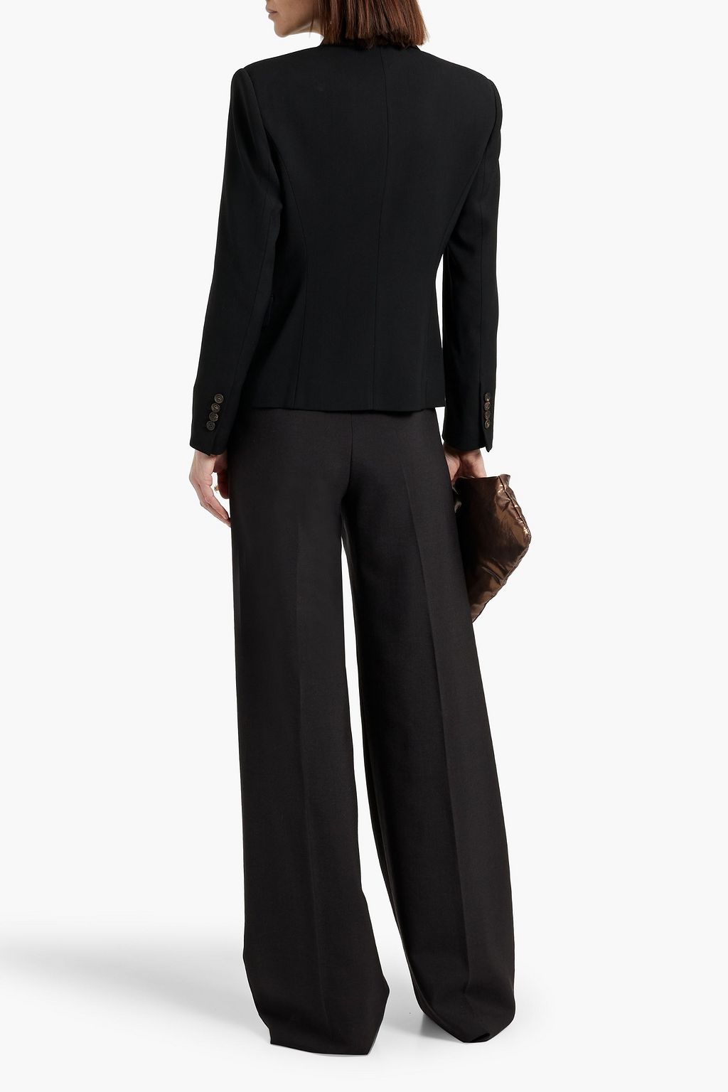BRUNELLO CUCINELLI Bead-embellished twill blazer