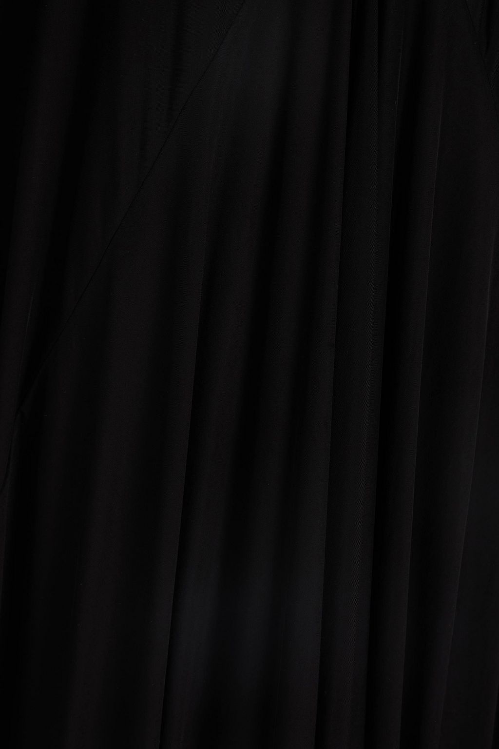 RICK OWENS فستان "تومي كيت" من الجيرسي بتأثير مزموم