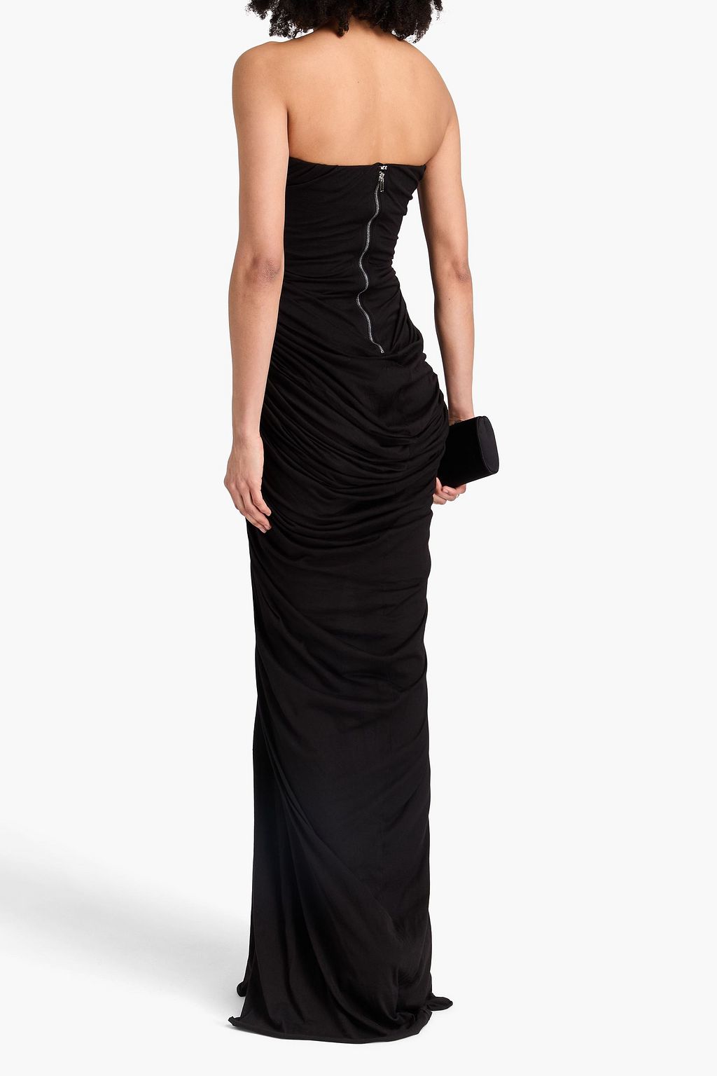 RICK OWENS Radiance strapless draped cotton-jersey gown
