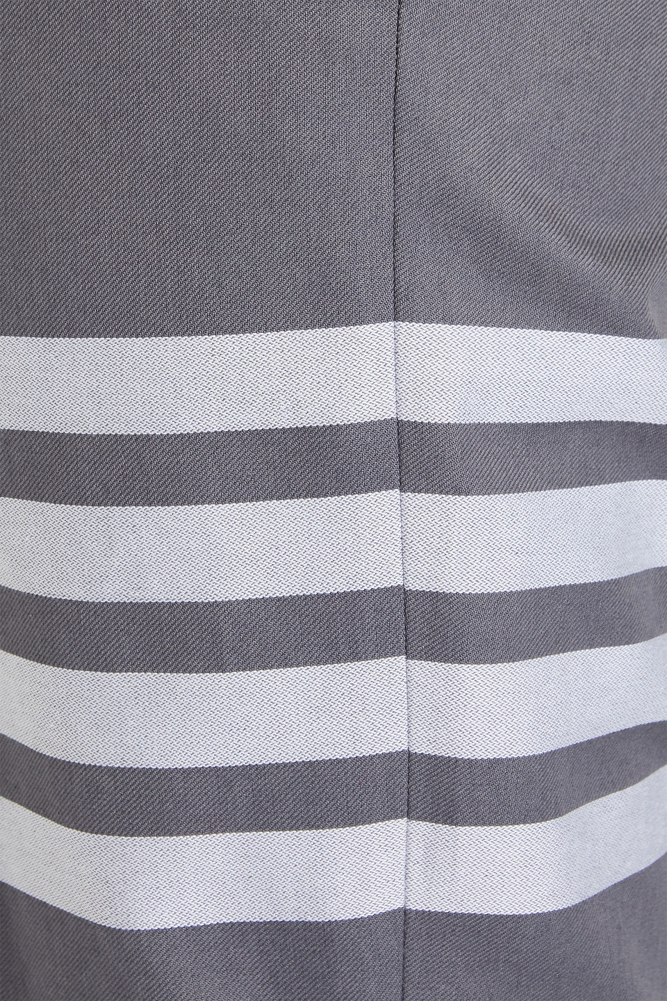 Thom Browne Striped Cotton-twill Shorts In Gray