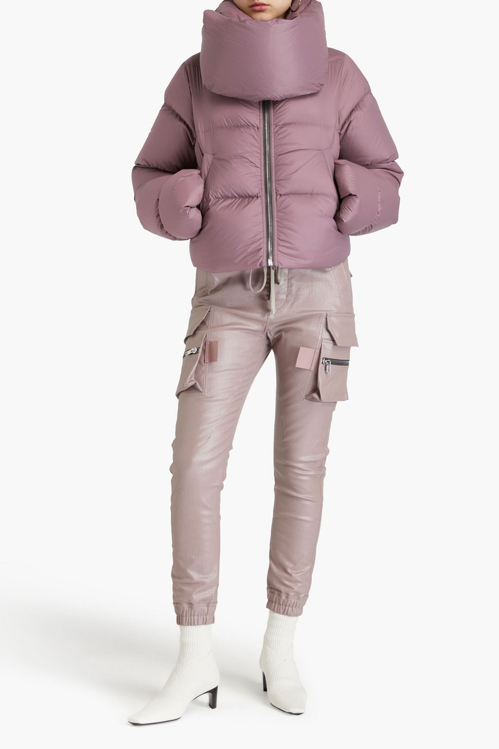 RICK OWENS جاكيت مبطّن محشو بالزغب من قماش عازل