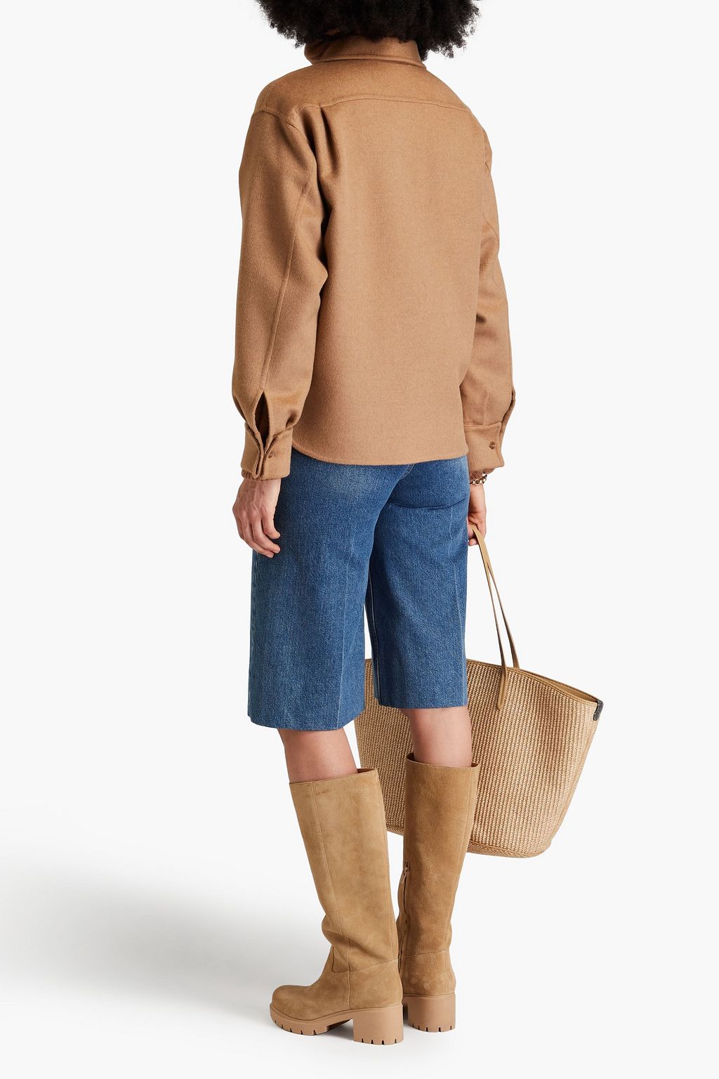 MAX MARA Popoli wool-felt shirt