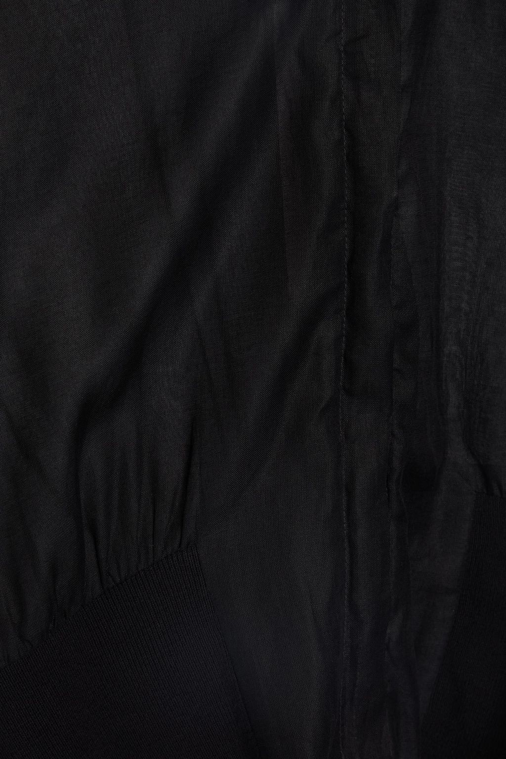 RICK OWENS جاكيت بومر قصير من قطن أورغنزا