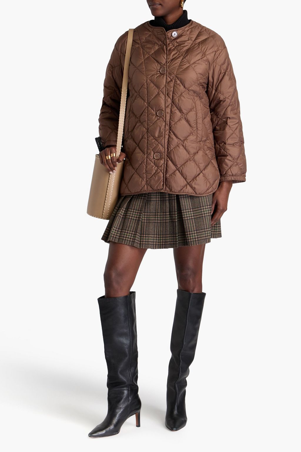 MAX MARA Quilted shell down jacket