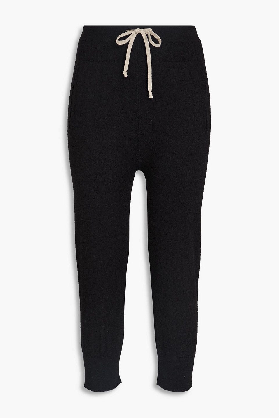 Rick Owens Track Trousers Aus Kaschmir In Schwarz