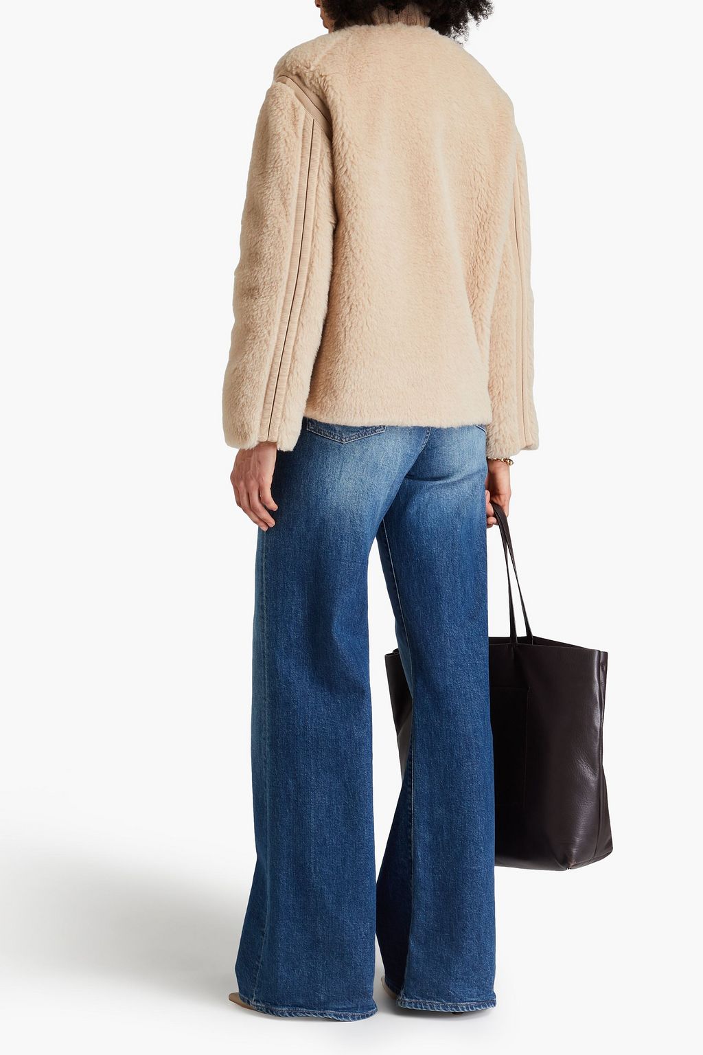 MAX MARA 알파카 울 실크 혼방 재킷