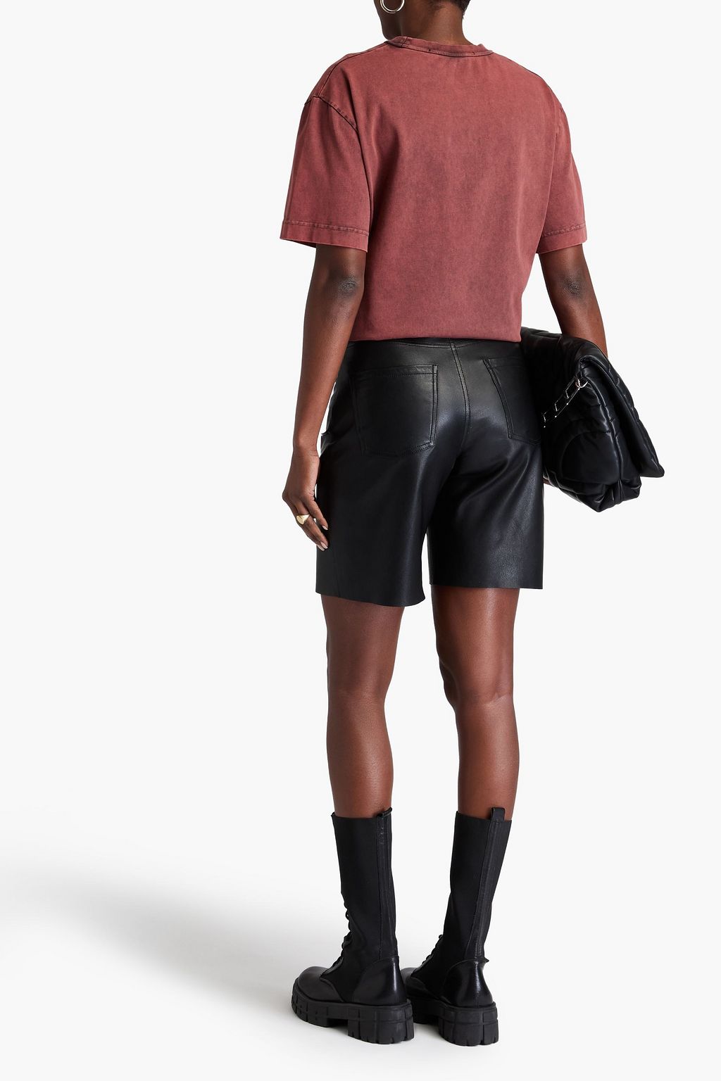 ALEXANDER WANG تي شيرت من قطن جيرسي بتصميم منقوش