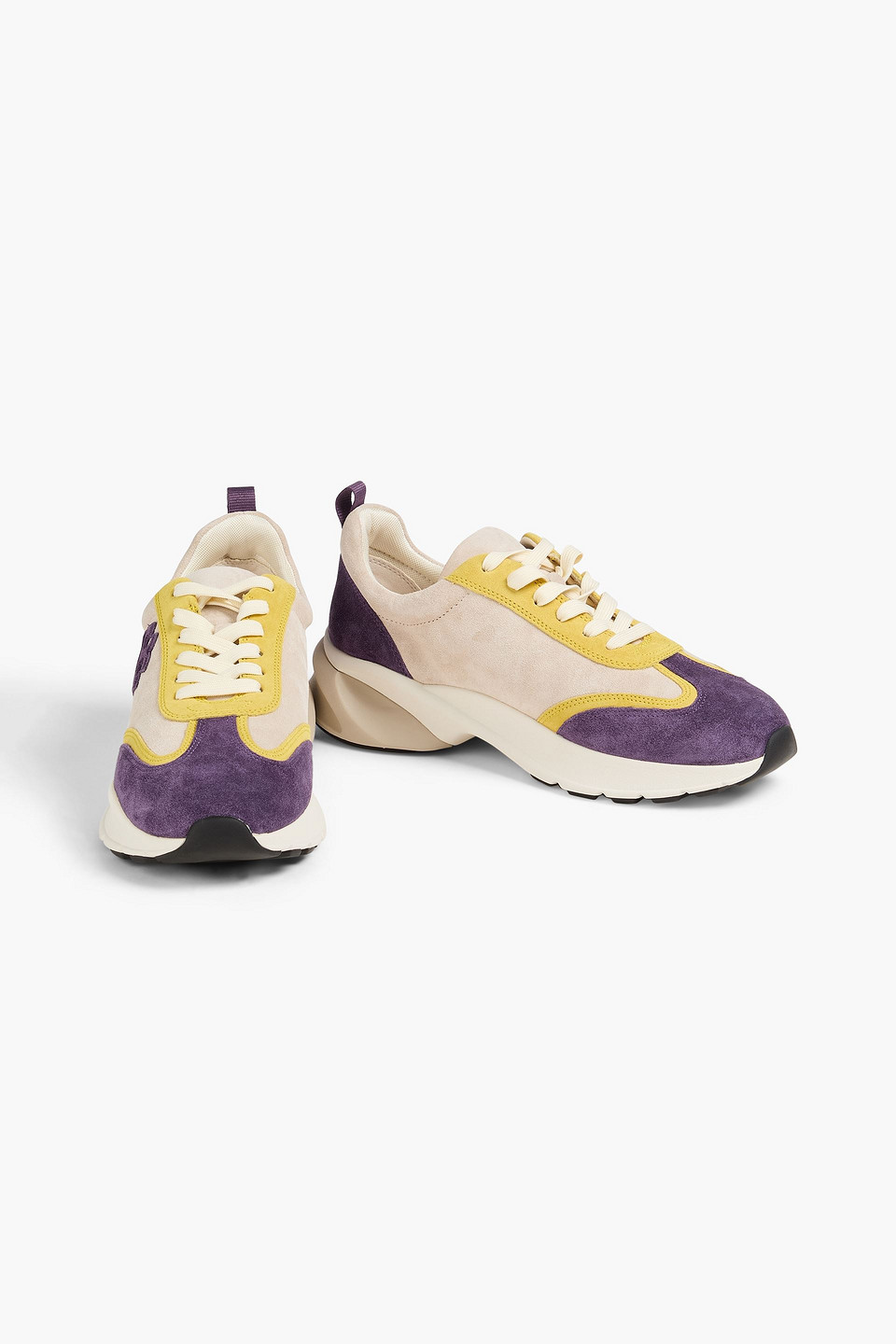  Tory Burch - Good Luck Suede Sneakers - Neutral - Us 5 