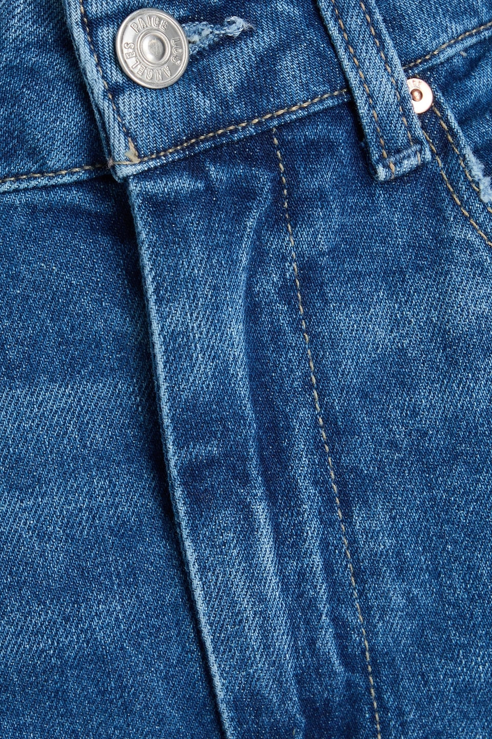 PAIGE SASHA HIGH-RISE STRAIGHT-LEG JEANS