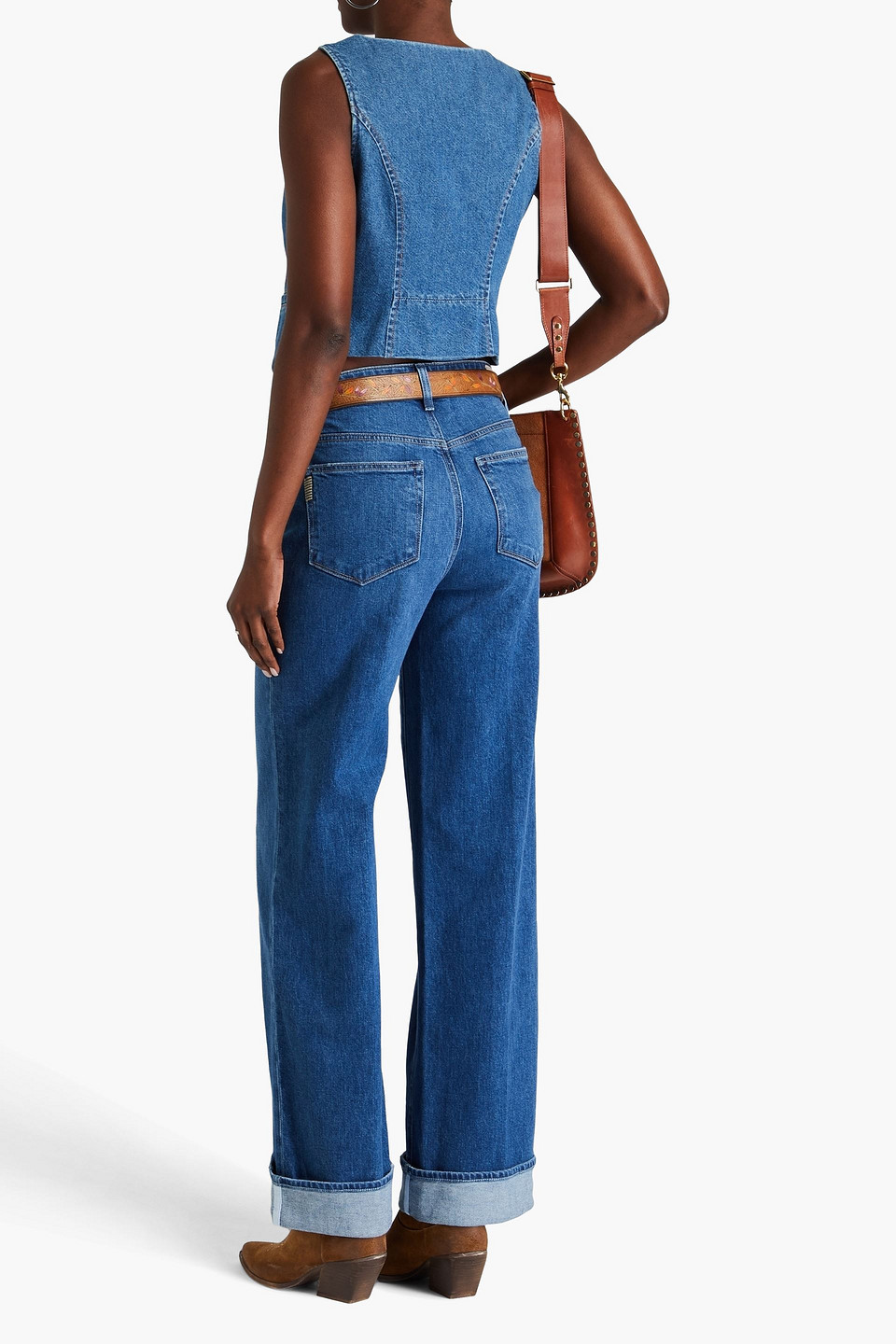 PAIGE SASHA HIGH-RISE STRAIGHT-LEG JEANS