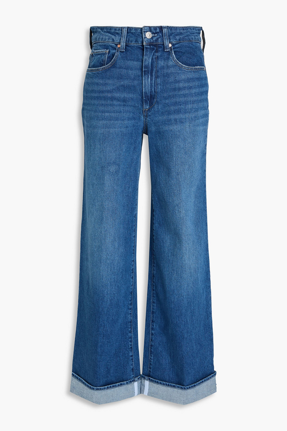 PAIGE SASHA HIGH-RISE STRAIGHT-LEG JEANS