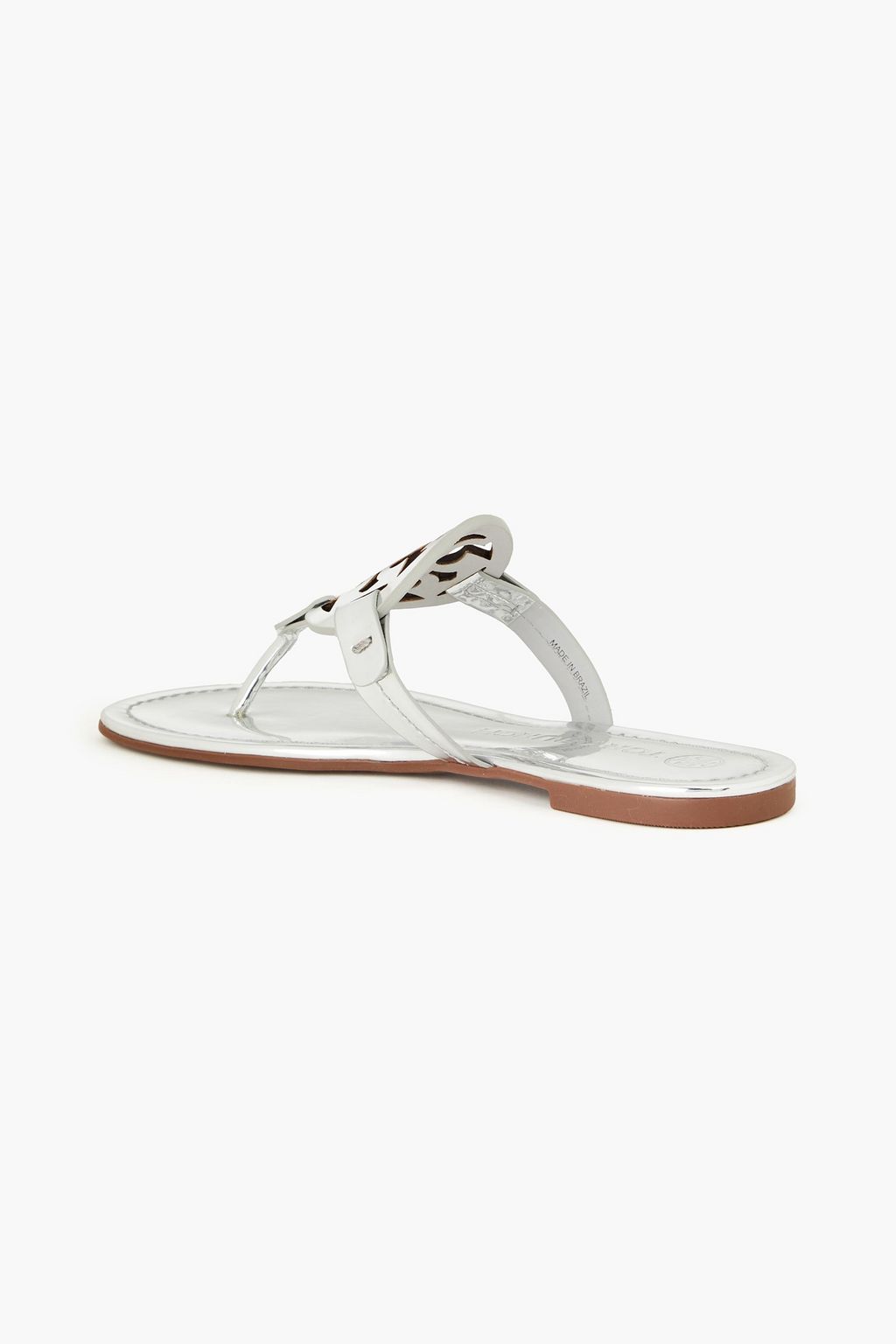 TORY BURCH Miller レザー サンダル メタリック