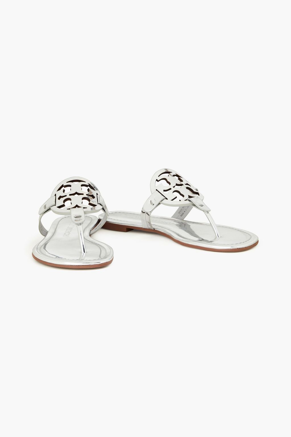 TORY BURCH Miller レザー サンダル メタリック