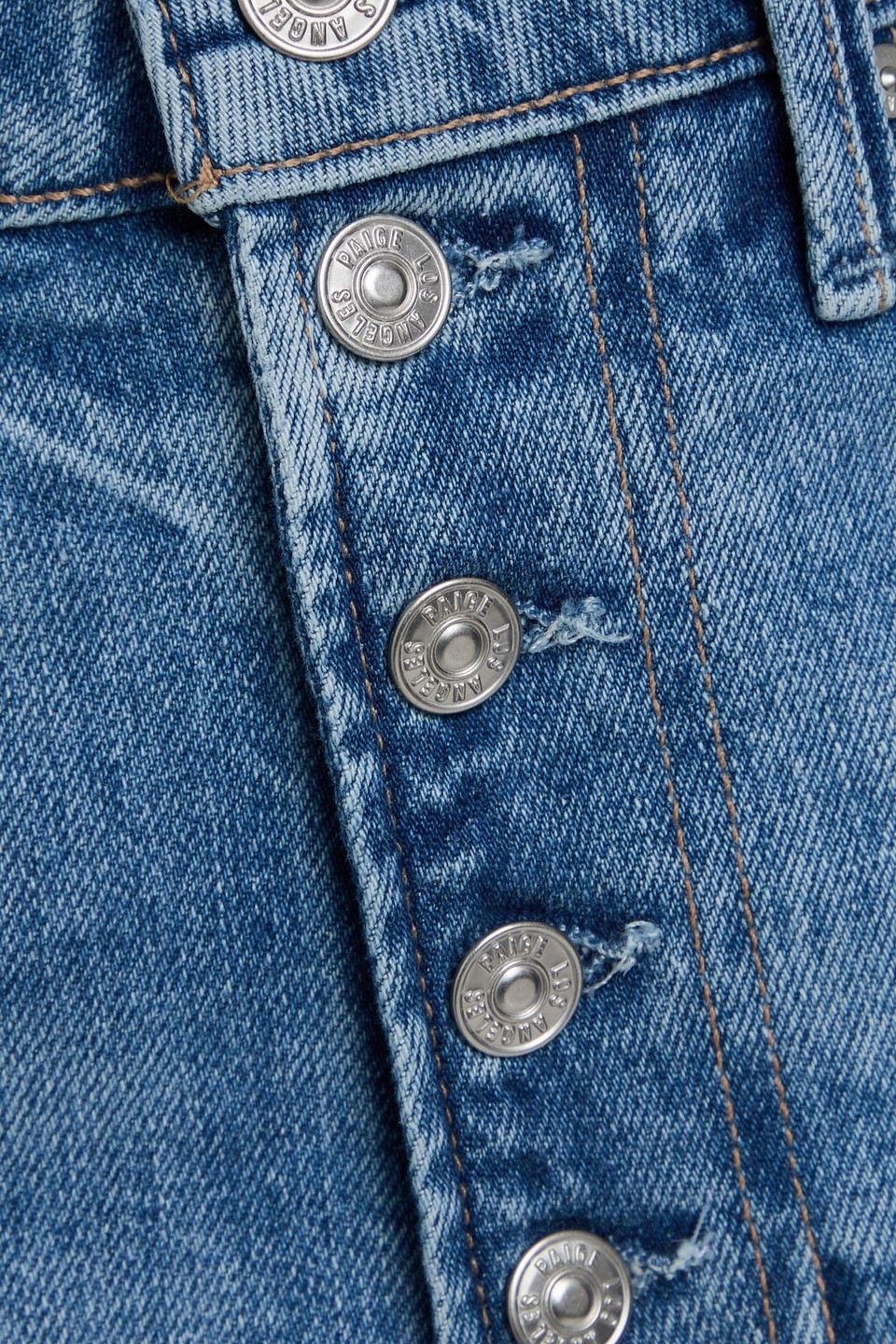 PAIGE HARPER CROPPED HIGH-RISE WIDE-LEG JEANS