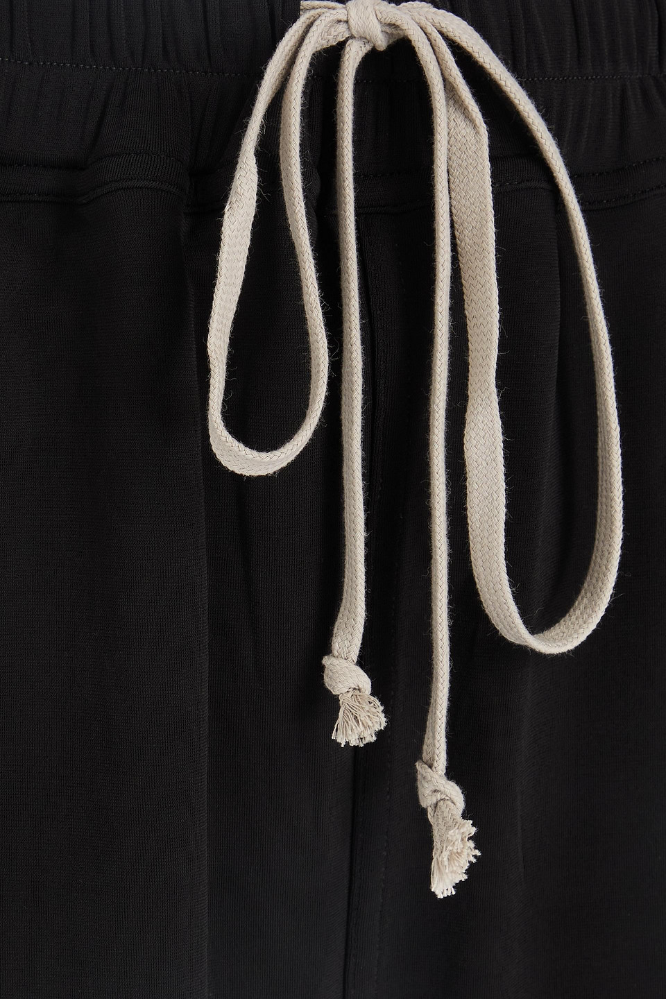 RICK OWENS CUPRO-BLEND JERSEY SHORTS