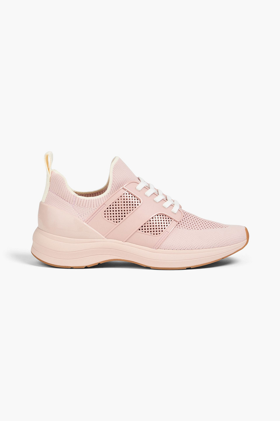 Tory Burch Knitted Trainers In Pastel Pink