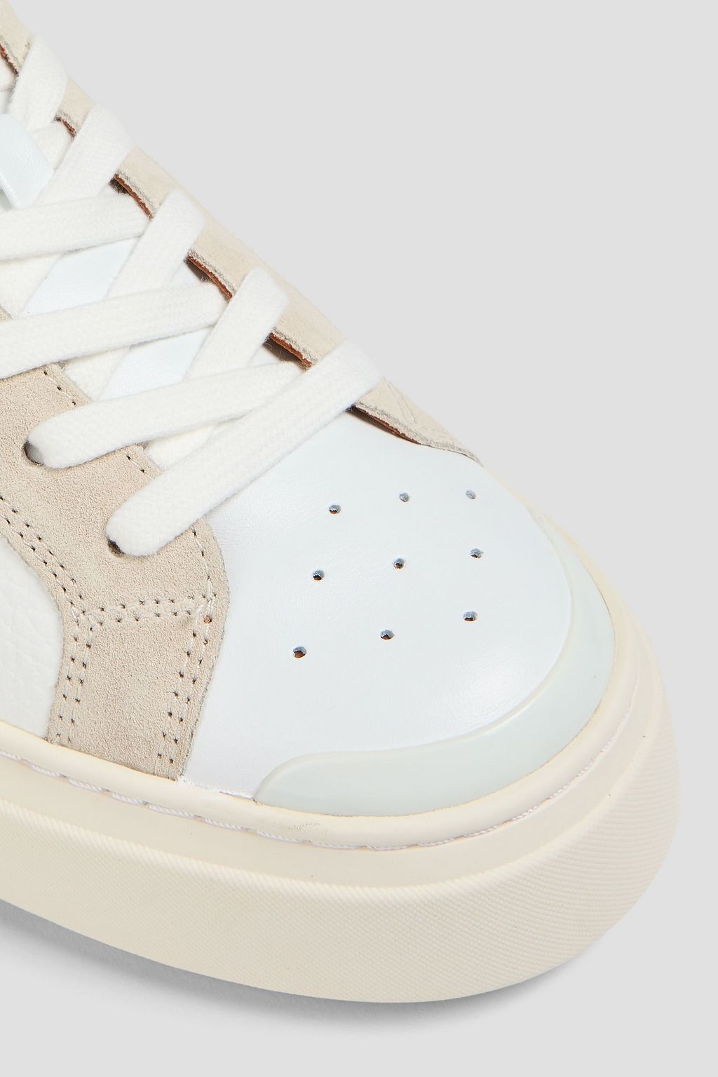 TORY BURCH Ladybug レザー スニーカー スエードトリム