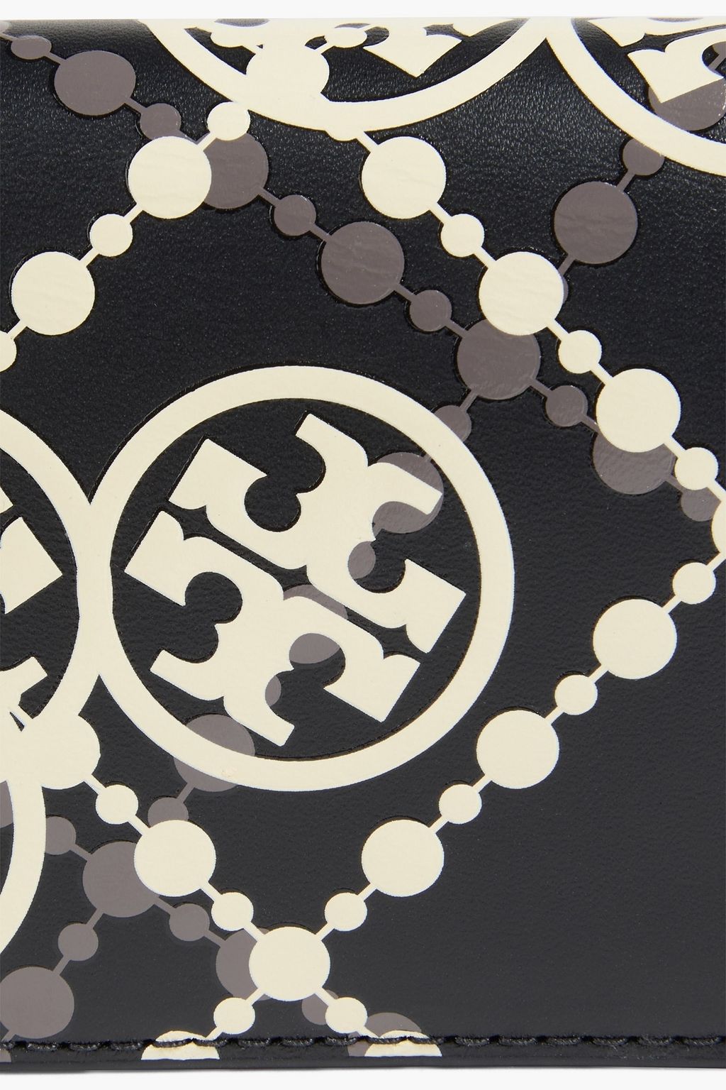 TORY BURCH T Monogram printed leather wallet