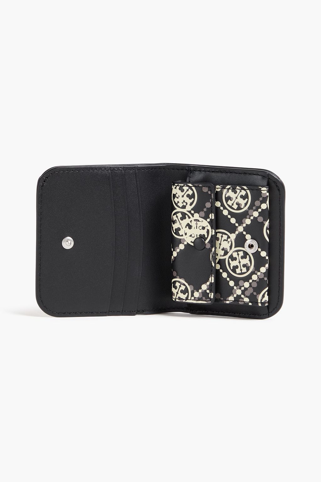 TORY BURCH T Monogram printed leather wallet