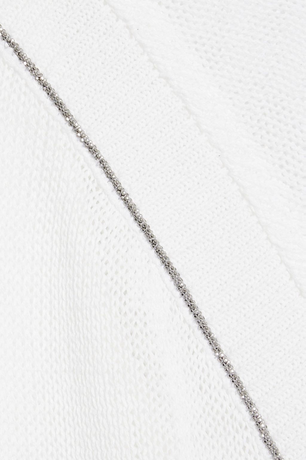 BRUNELLO CUCINELLI Minikleid aus Baumwolle mit Zierperlen