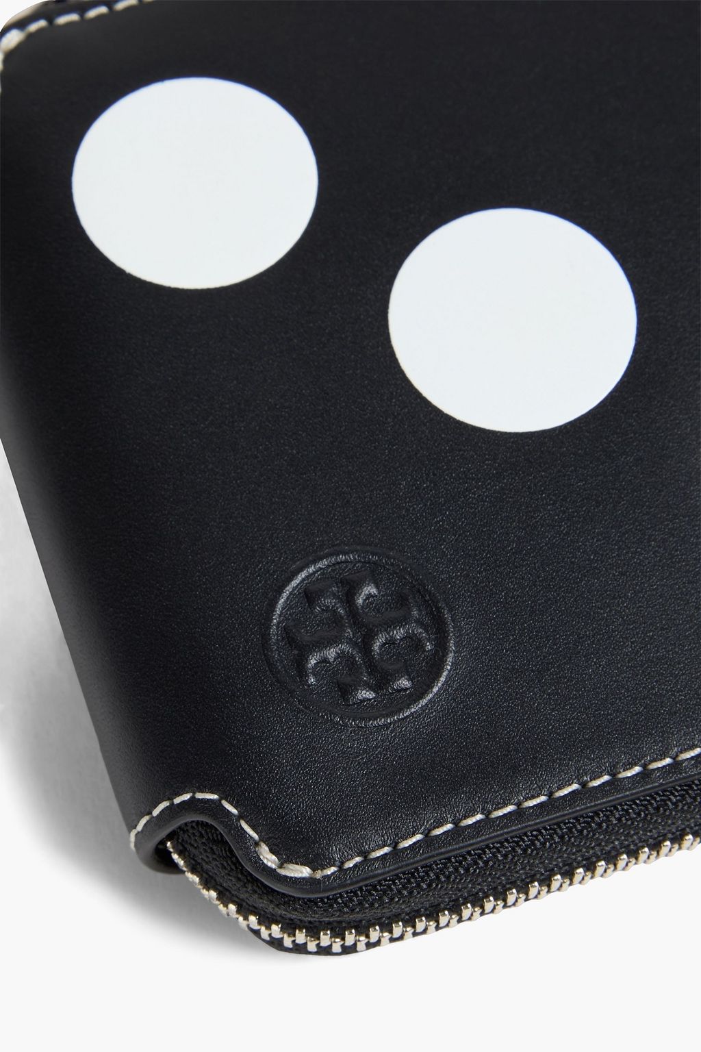 TORY BURCH Monogram Domino printed leather wallet