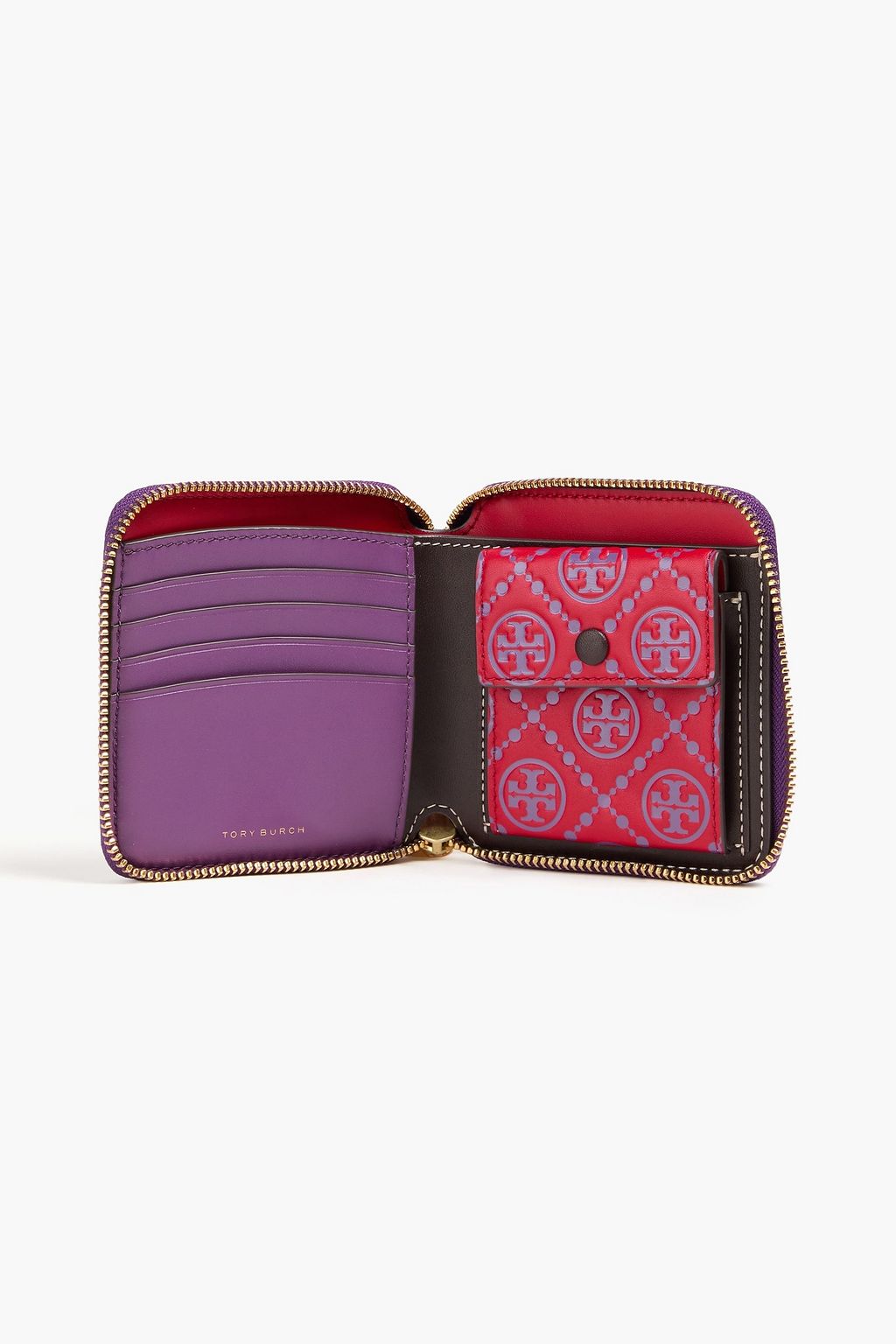 TORY BURCH 프린트 가죽 지갑