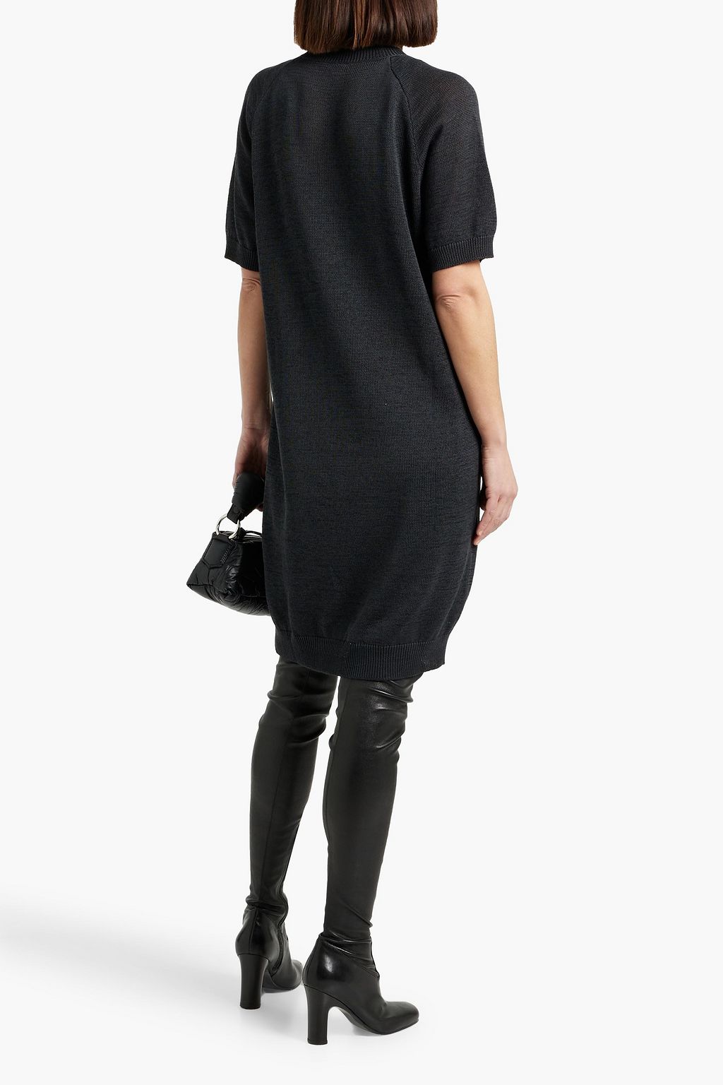 BRUNELLO CUCINELLI Bead-embellished cotton mini dress