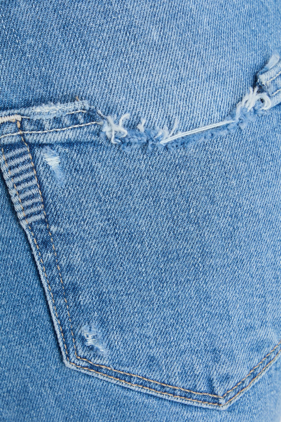 PAIGE DANI DISTRESSED DENIM SHORTS