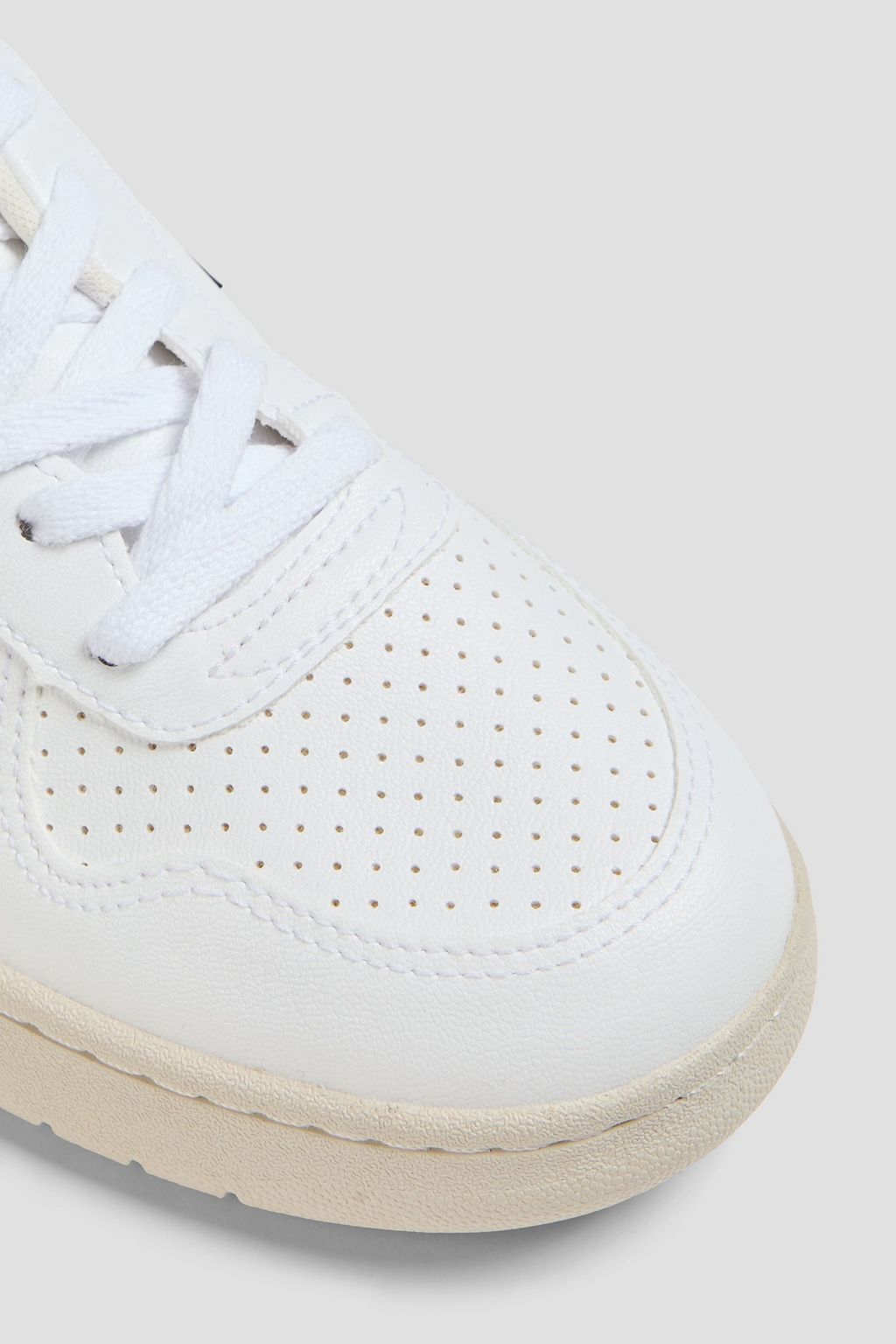 VEJA V-10 add perforated leather sneakers