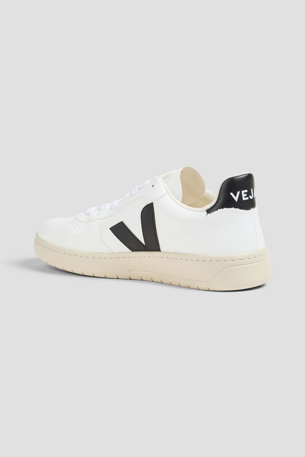 VEJA V-10 add perforated leather sneakers